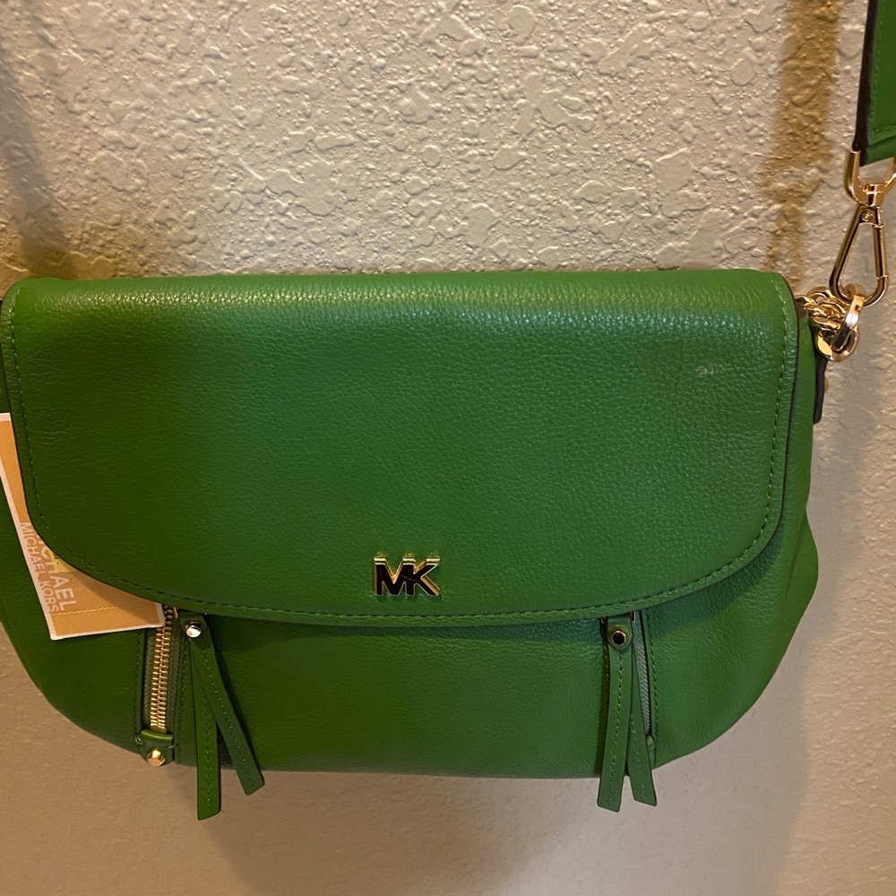 Great summer color.  MK crossbody.